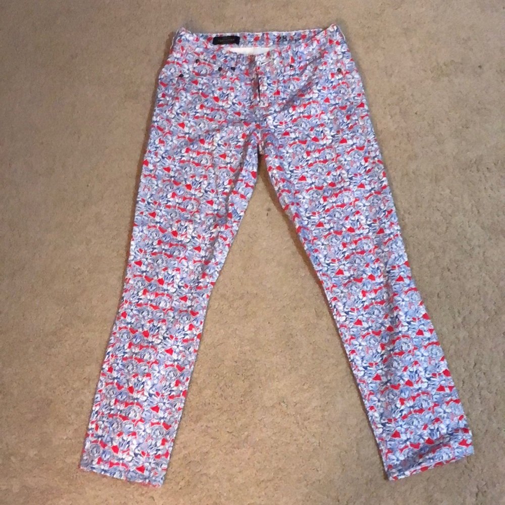 Jcrew tooth pick ankle jeans. Size 28